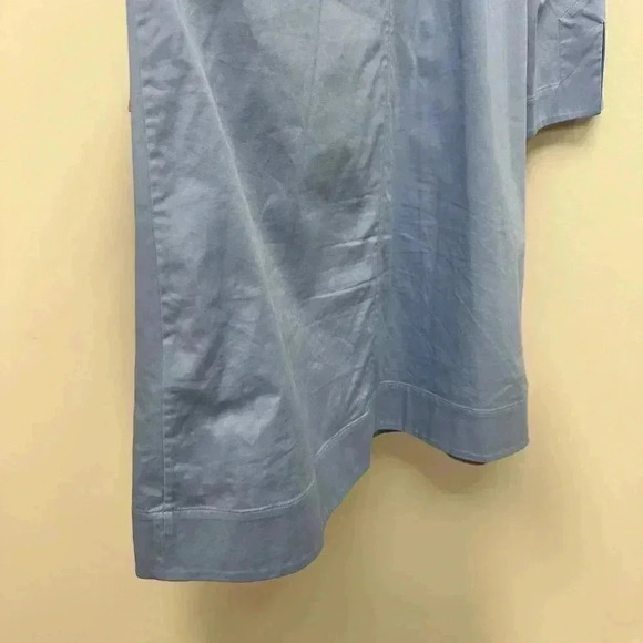 Ted Baker Jettas Embroidered Cold  Shoulder Dress Baby Blue Size 1 - Picture 13 of 16